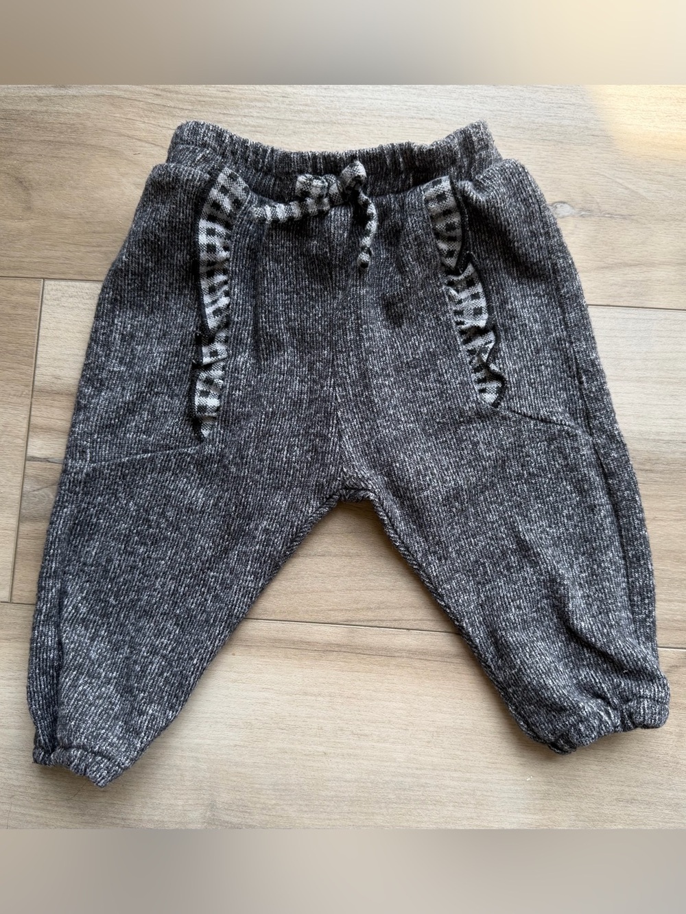 Zara Baby/Toddler Knit Jogger Pants Gray